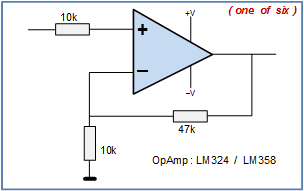 external amplifier OpAmp