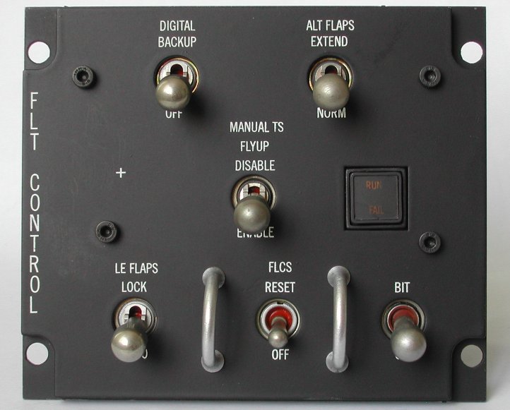 FLT CONTROL panel