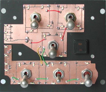 FLT CONTROL panel with backlight PCB