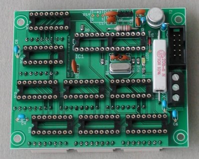 assembled Indication board - component side