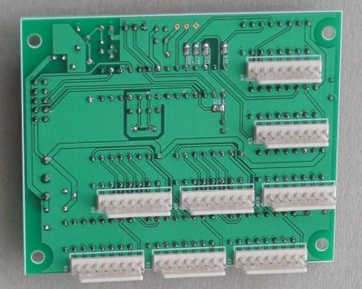 assembled Indication board - rear side